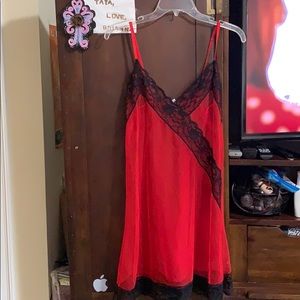 Red/black lingerie